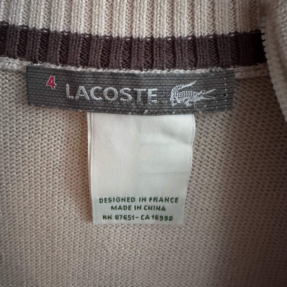 Lacoste Izod Argyle Cardigan Sweater - Picture 4 of 6